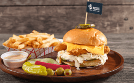 Walk The Plank Chicken Burger Combo