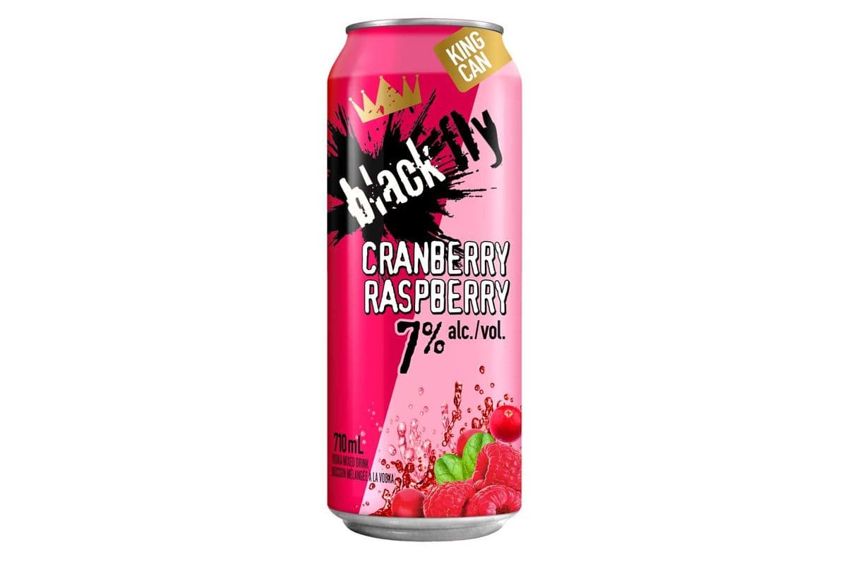 Black Fly Cranberry Raspberry (King Can) (1 x 710ml)