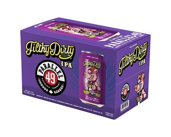 Parallel 49 Brewing Filthy Dirty IPA, 6 x 355 ml
