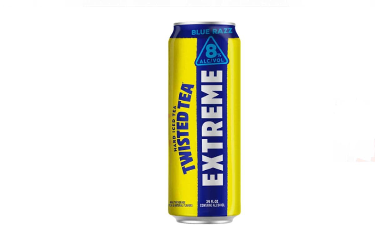 Twisted Tea Hard Iced Tea Extreme Blue Razz (1 x 473ml can)