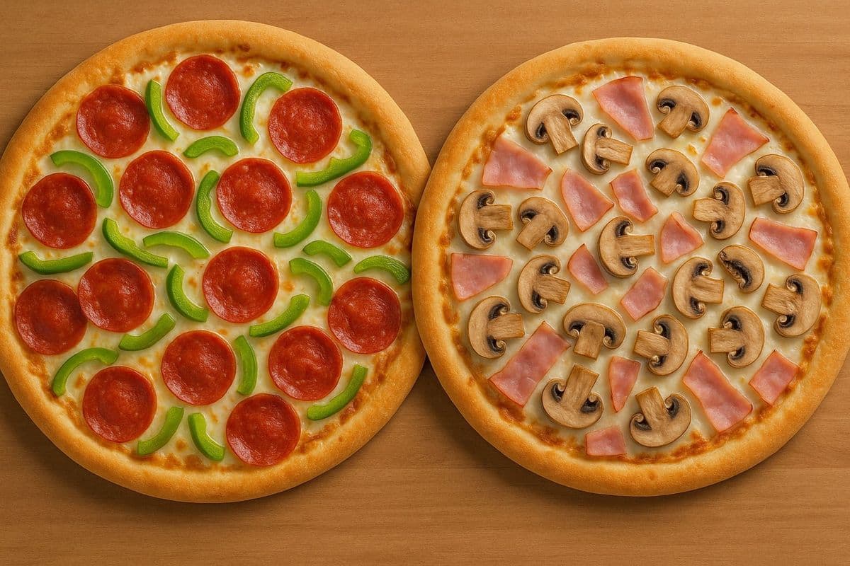 2 Large Pizzas