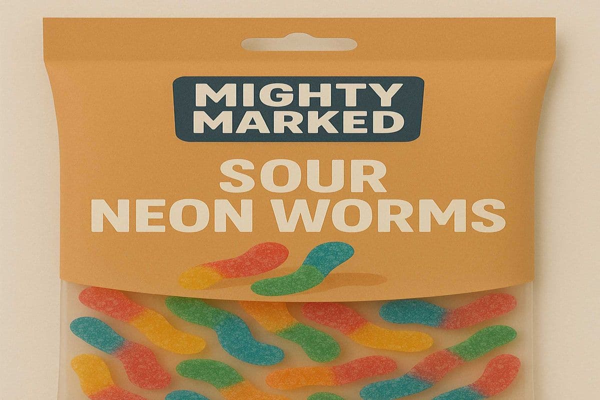 Mighty Sr Neon Worms (150 g)
