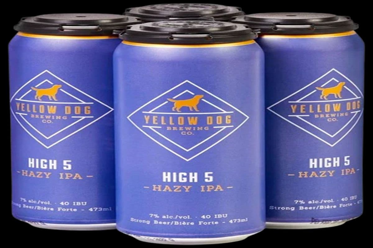 Yellow Dog Brewing High 5 Hazy IPA (4 x 473ML)