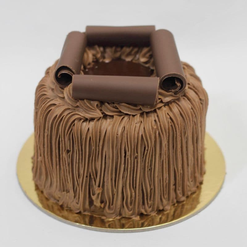 4" Dark Chocolate Truffle Cake