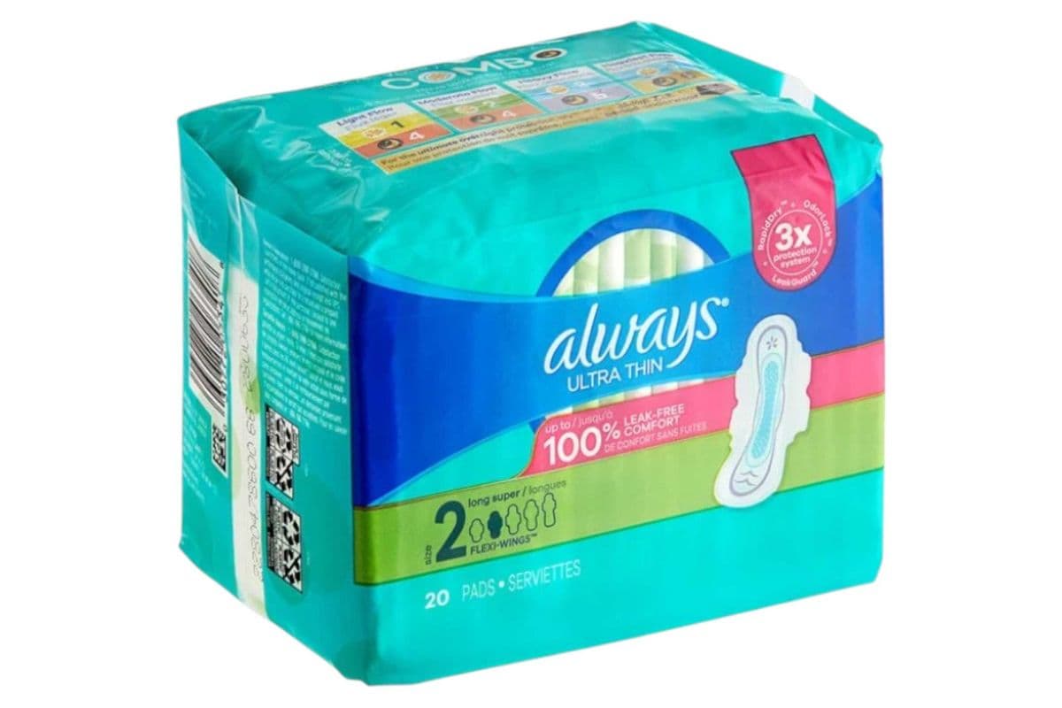Ultra Mince Always Ultra Thin Long Super Pads (20 Counts)