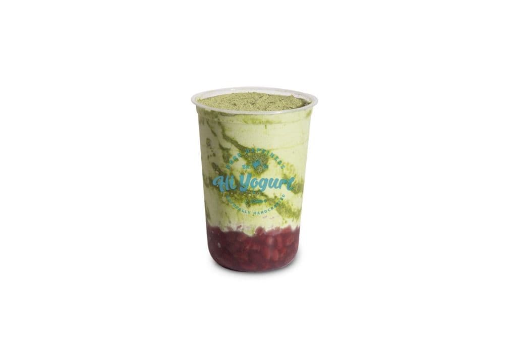 Red Bean and Matcha Yogurt
