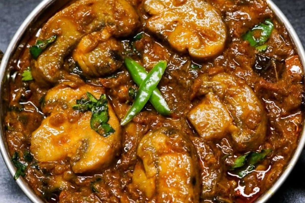 Mushroom Masala Dosa