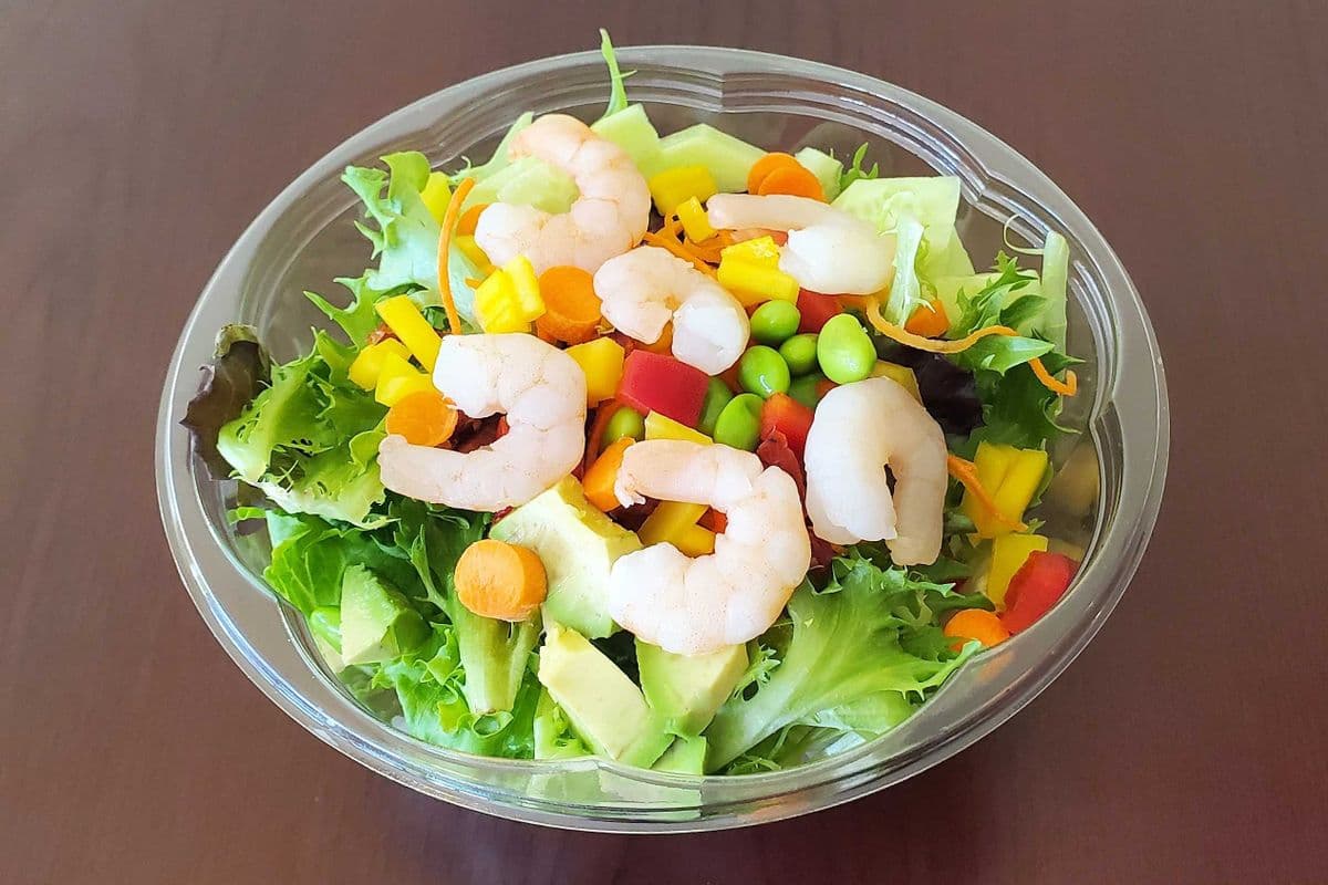 Bol poké aux crevettes