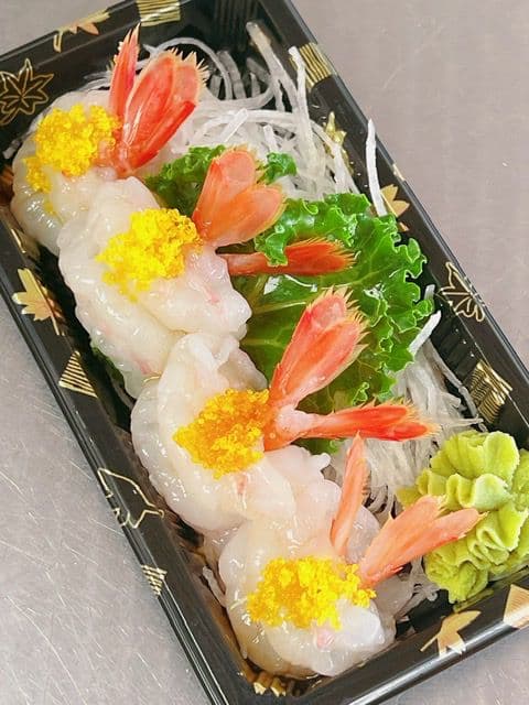 Spot Prawn Sashimi (Botan-Ebi)(4pcs) / 牡丹甜虾刺身(Botan-Ebi)(4pcs)