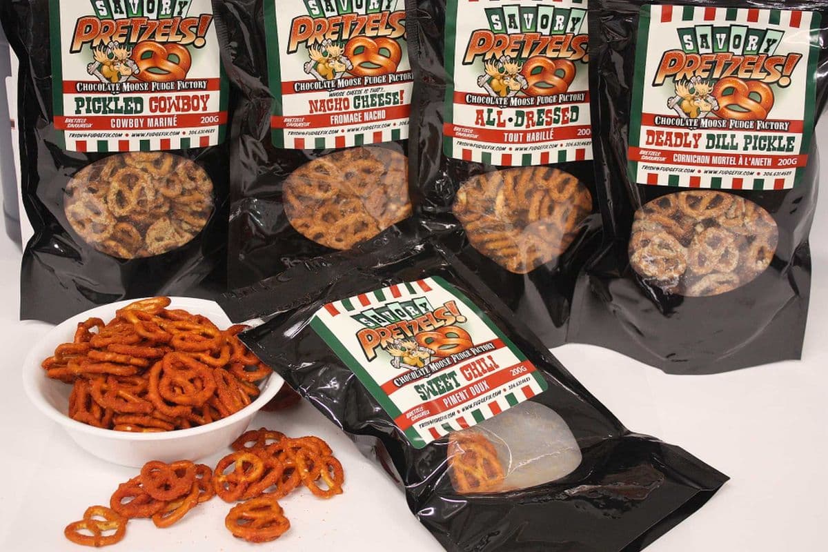 Flavoured Pretzels (200g bag)