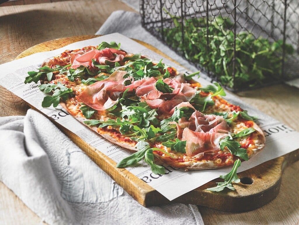 Pizza Prosciutto et roquette / Prosciutto and Arugula Pizza