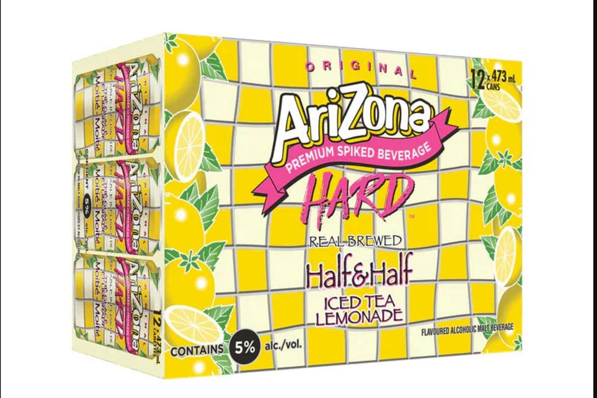 ARIZONA HARD HALF N HALF ICE TEA LEMONADE (12 x 355ML)