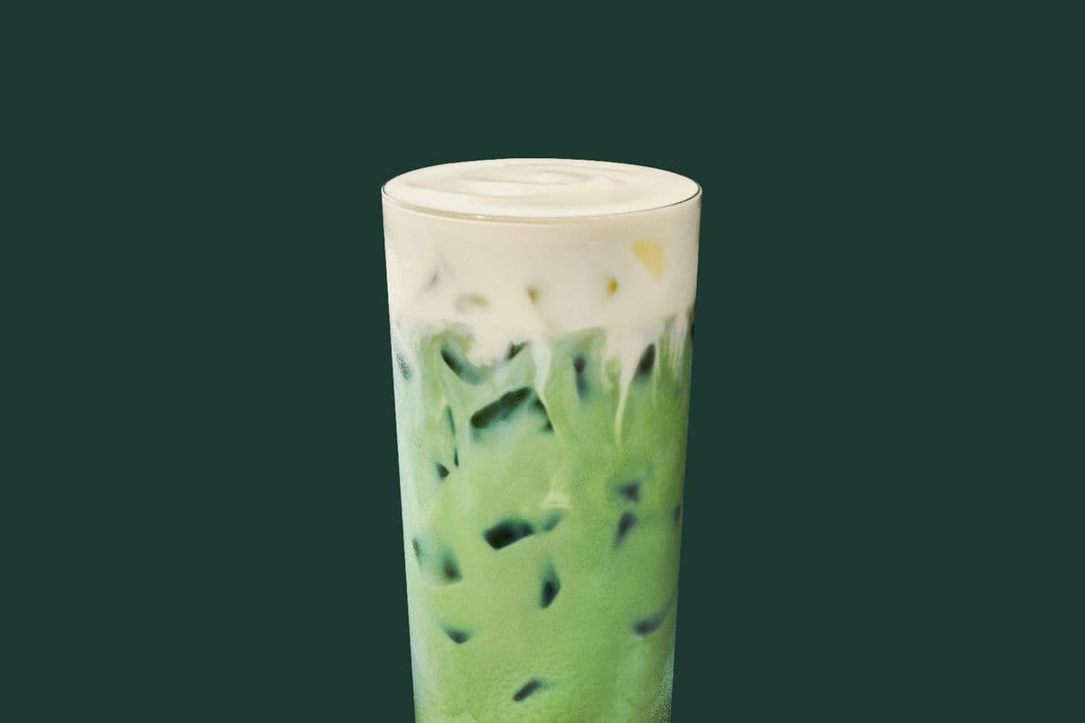 Iced Mango Cream Matcha