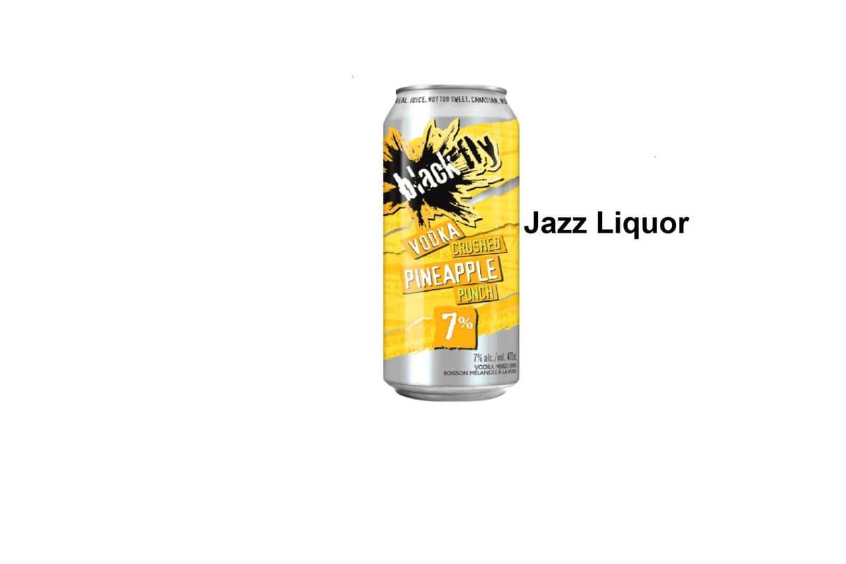BLACK FLY VODKA CRUSHED PINEAPPLE PUNCH 473ML (1 x 1x473ML)