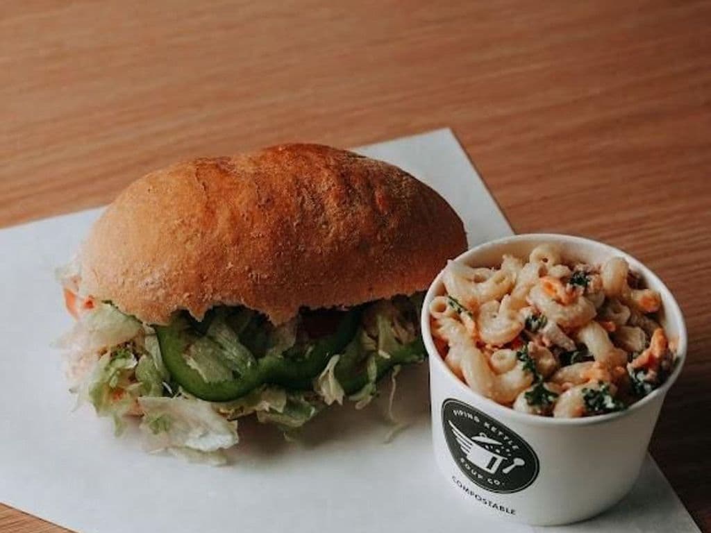 Small Sandwich & Salad