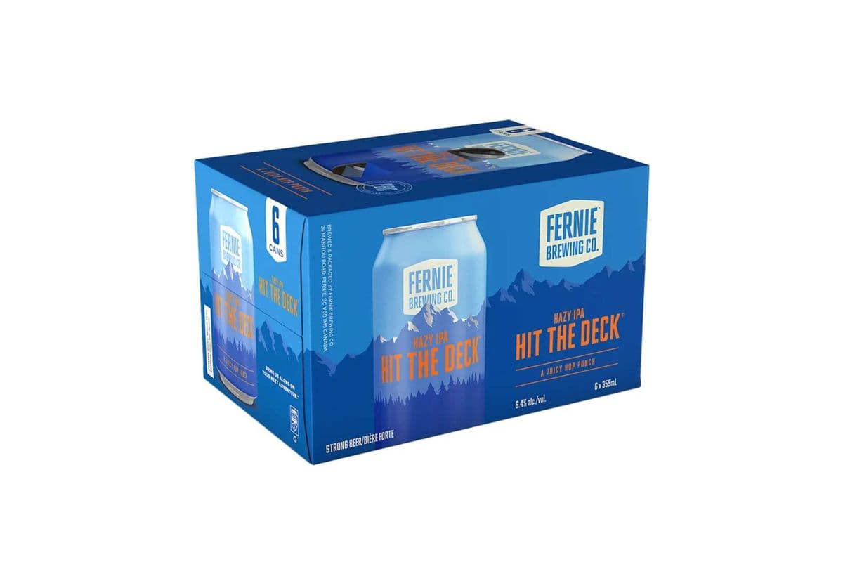 Fernie Brewing Hit the Deck Hazy Ipa (6 Pack) (1 x 6x341ml)