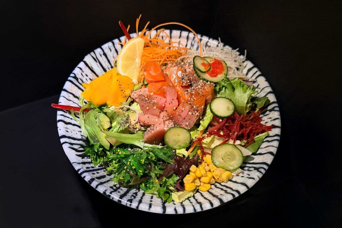 Salmon and Tuna Poke Bowl