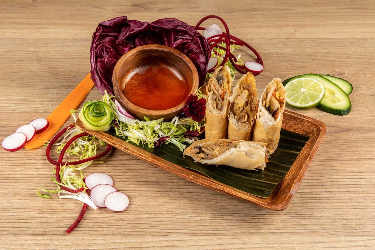 Vegetarian Spring Roll - Pho Pia Phak (2 pcs)