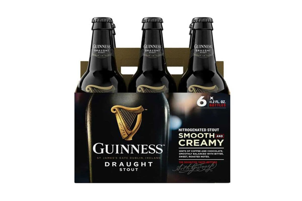 710110. GUINNESS DRAUGHT (6 x 330ML (BOTTLES))