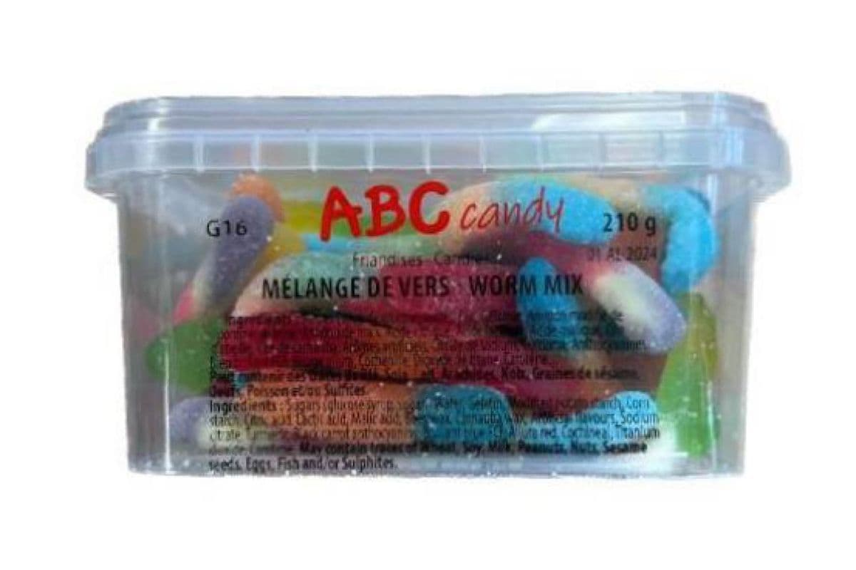 ABC Candy - Contenant - Mélange de Vers / Container - Worm Mix
