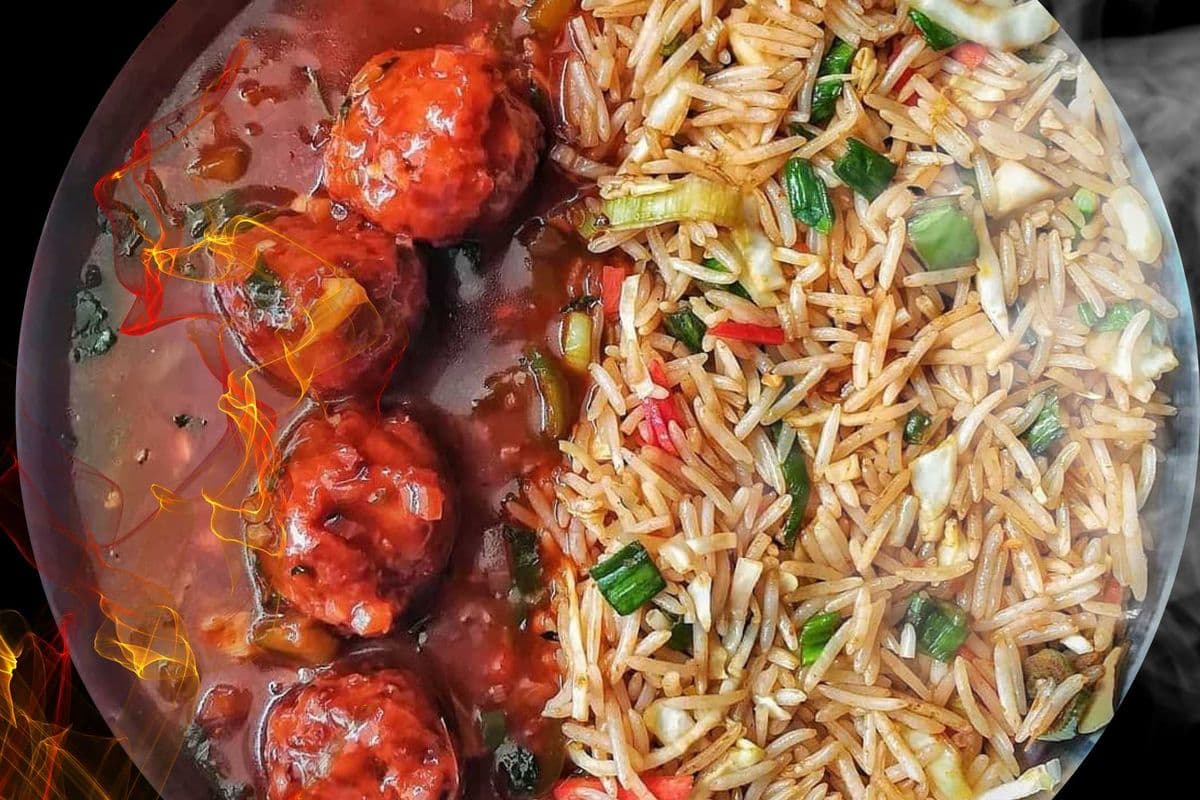 Veg Manchurian & Fried Rice Combo