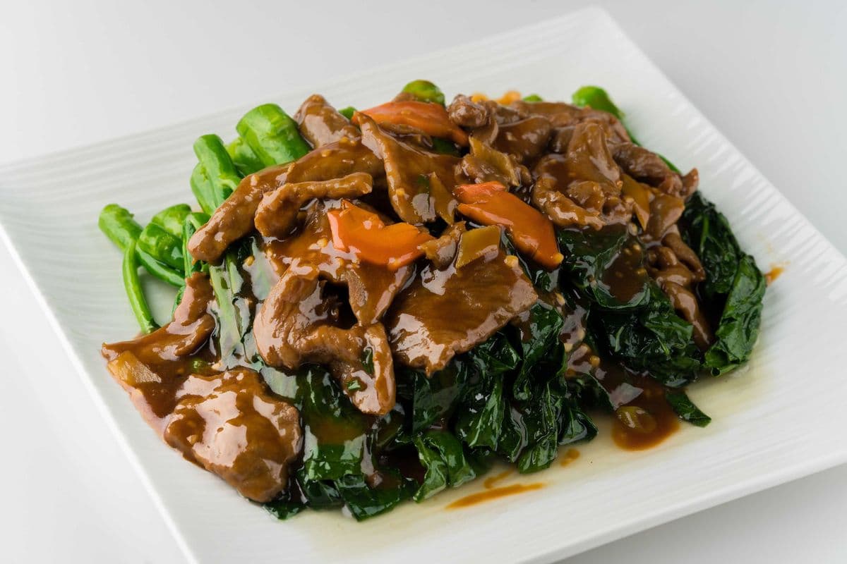 76. Chinese Broccoli Stir Fried with Protein
