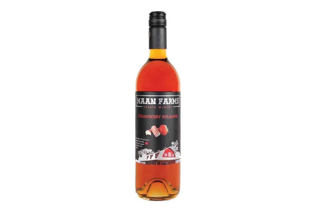 Maan Farms Strawberry Rhubarb-750ml (1 x 750ml)