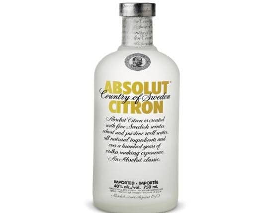 Absolut Citron Vodka (1 x 750 ml)