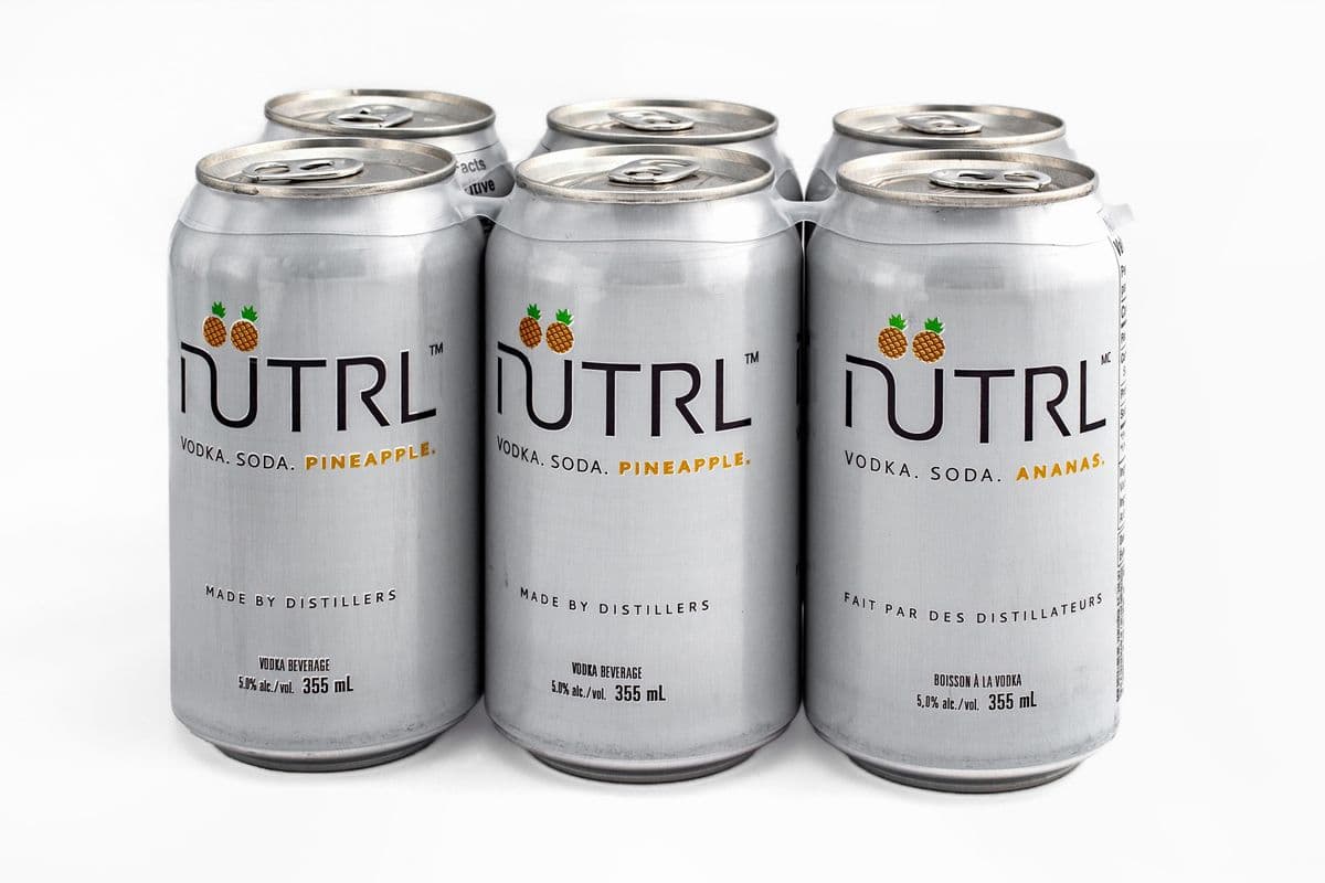 Nutrl Vodka Pineapple (6 Pack) (1 x 6pk)