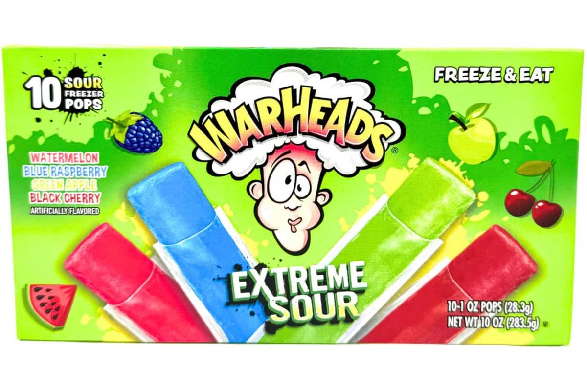 Warheads Extreme Sour Freezer Pops