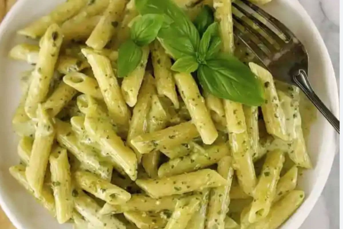Penne Creamy Pesto VEGAN