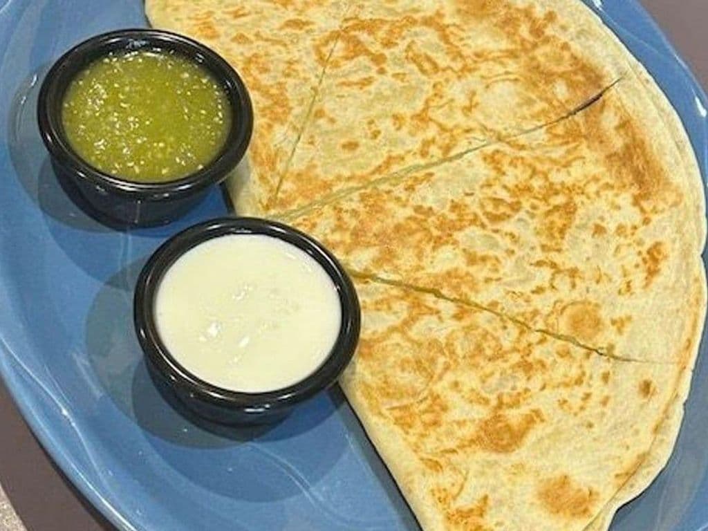 Chorizo and Cheese Quesadilla 