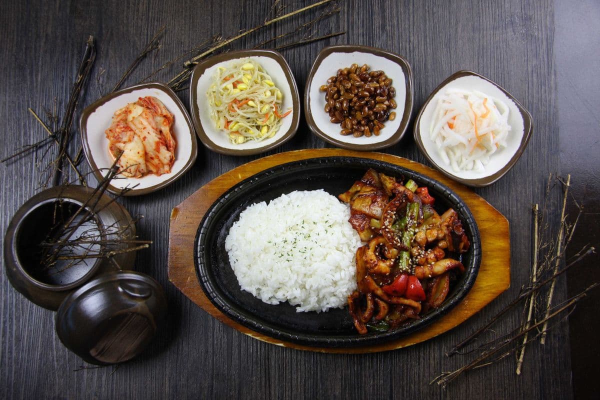 Spicy Squid with Rice