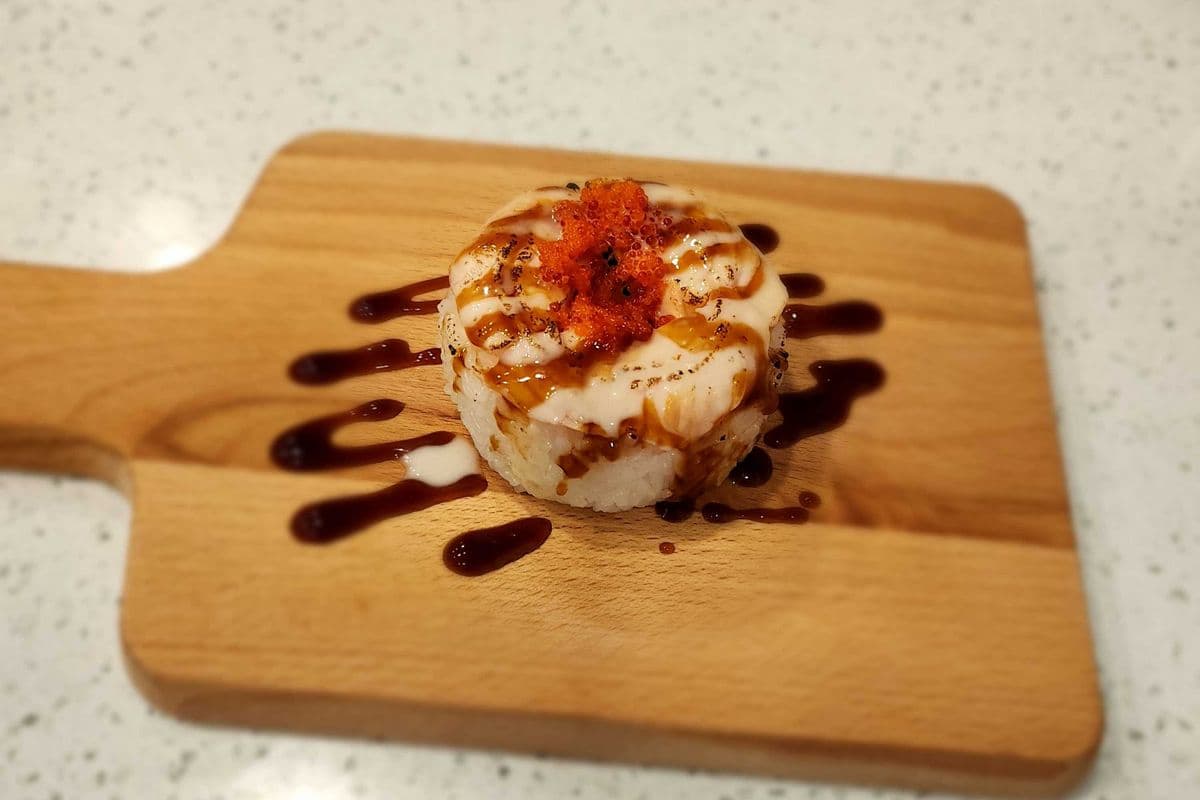 Salmon on Fire Donut