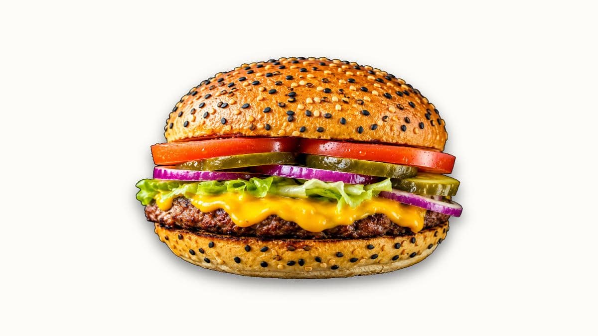 003 - Burger fromage fondu / Cheesy burger