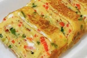 70. 계란말이韩式鸡蛋卷 Korean Egg Roll