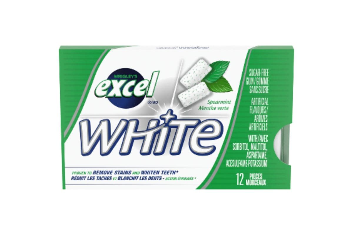 Excel Gum - White Spearmint (12 Pieces)