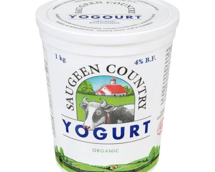 SAUGEEN COUNTRY ORGANIC YOGOURT 1KG
