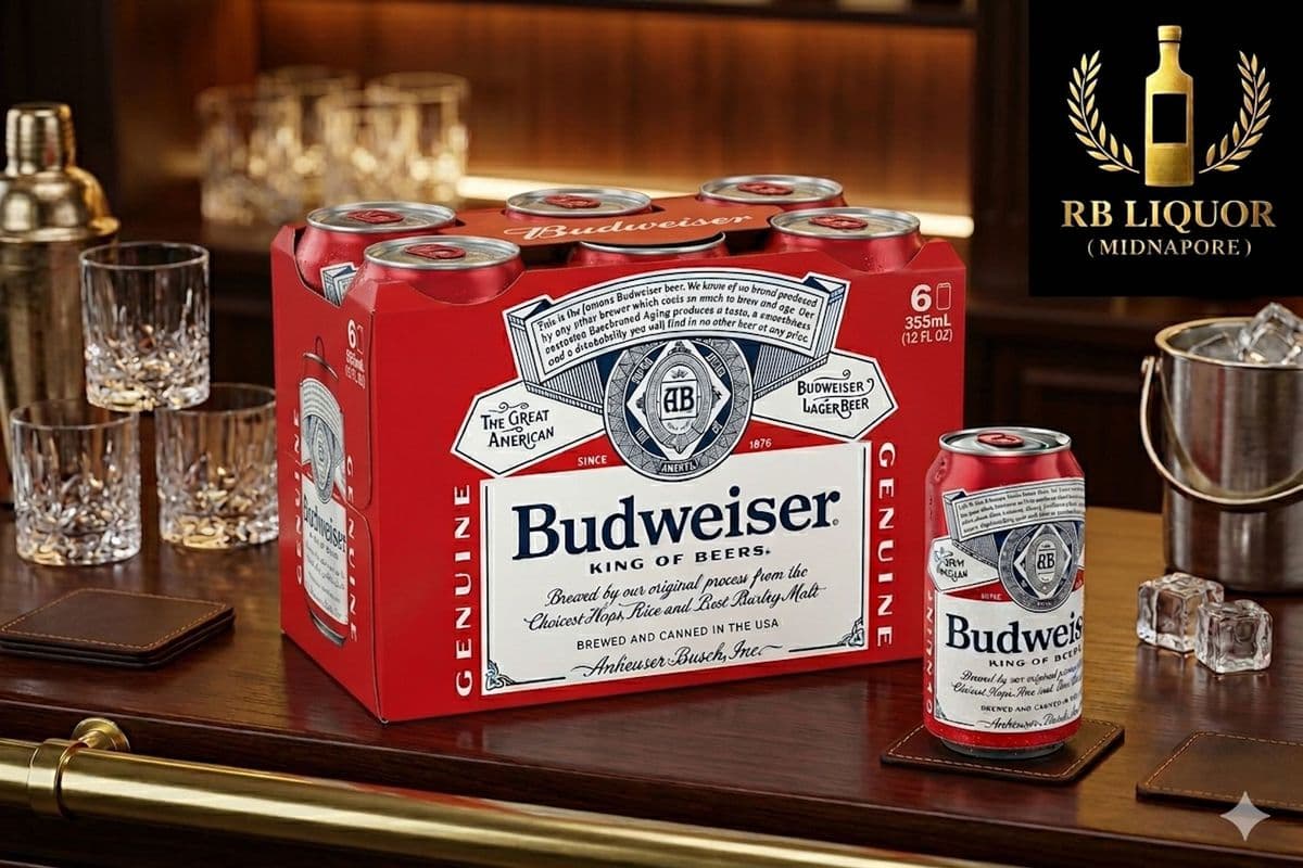 BUDWEISER (6 CANS X 355ML) 5.0% ABV (6 x 355 mL)