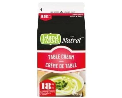 Island Farms 18% Table Cream (Each 473 ml)