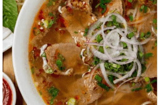 P48C Peanut Satay Pho BBQ Beef Noodle Soup