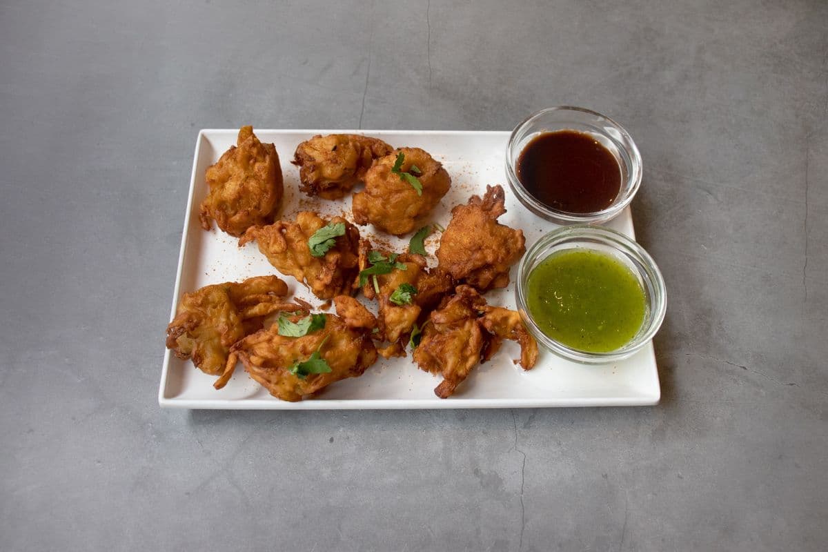 Onion Bhaji - Gluten free (8 pcs)