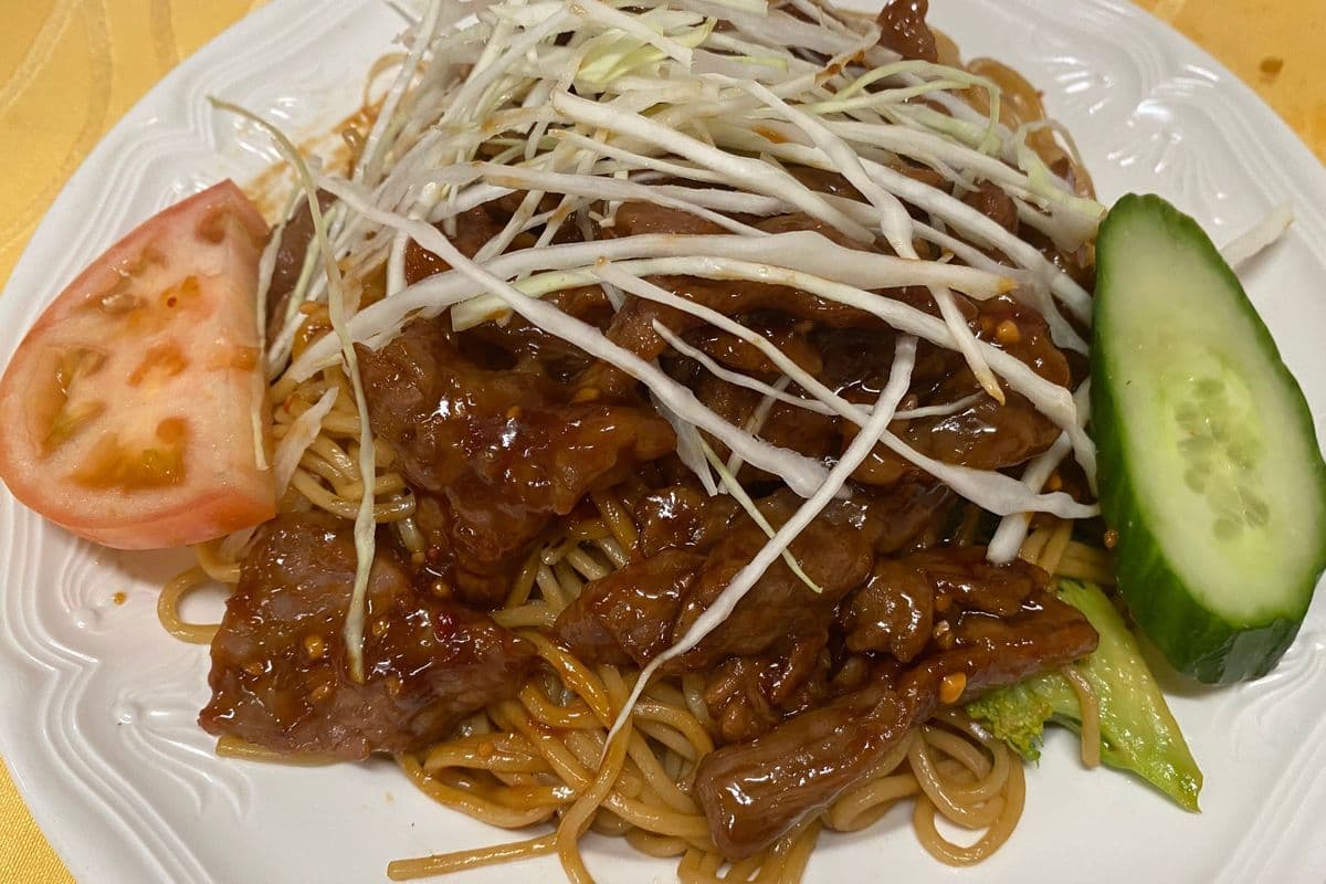 Guyana Style Beef Lo Mein