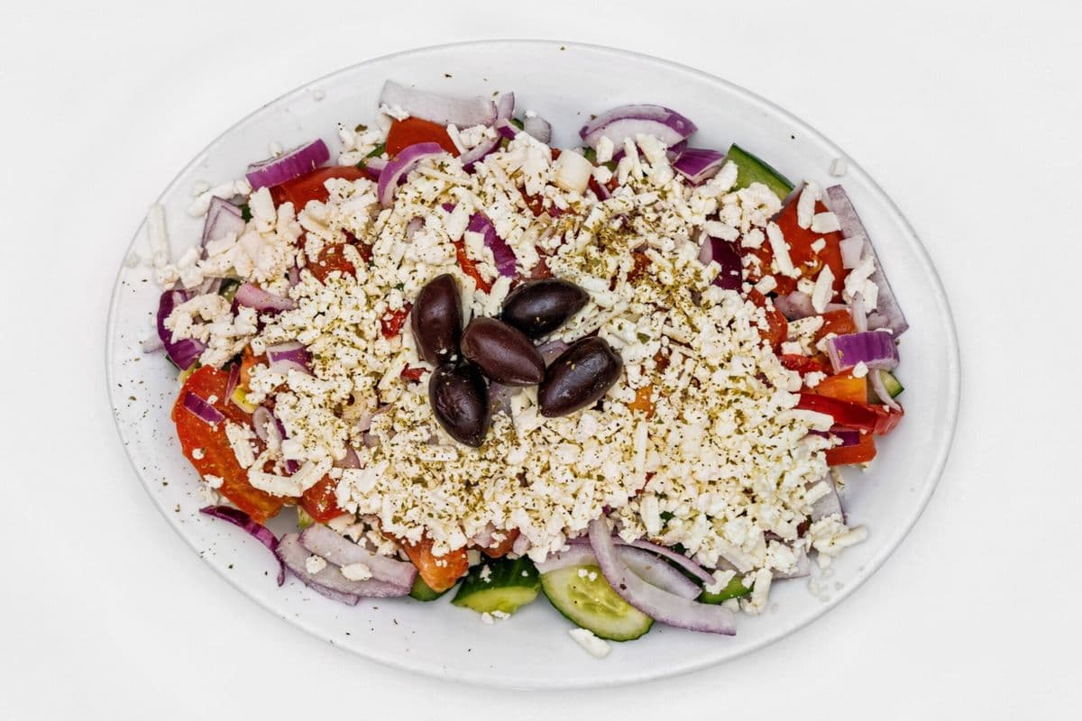 Greek Salad (Large) and Pita