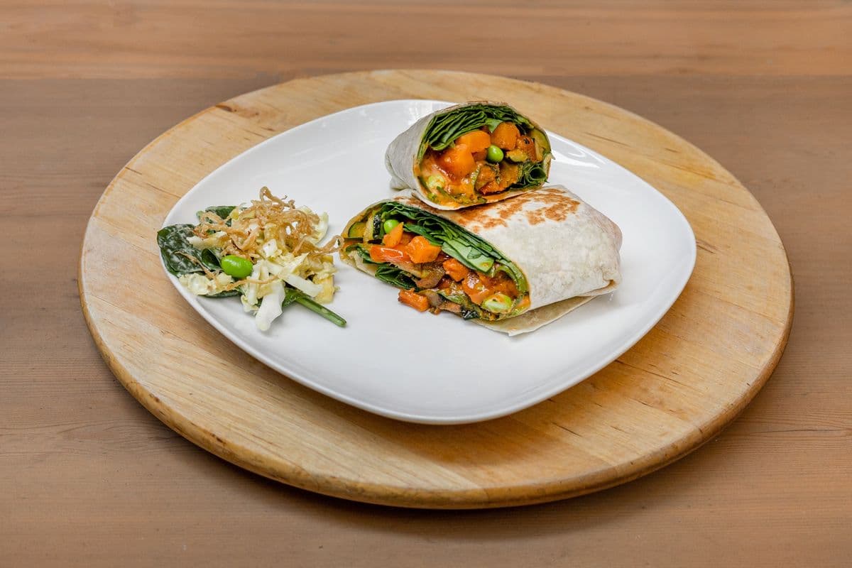 Oven-Roasted Veggies Wrap