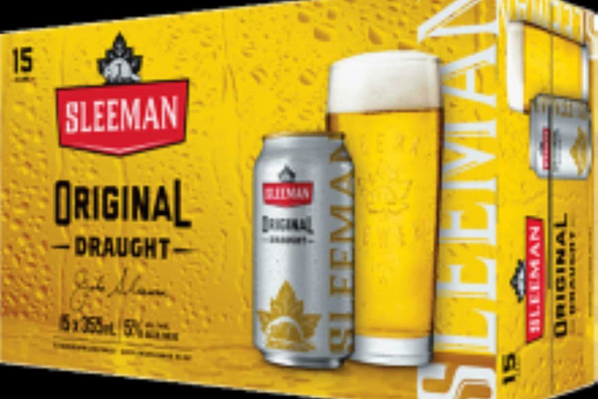 Sleeman original Draught (15 can) (15 x 355ml)