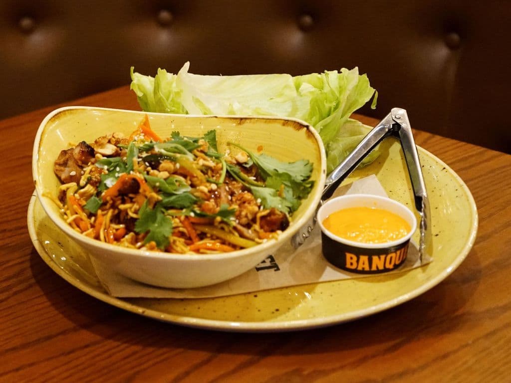 Sweet and Spicy Lettuce Wraps