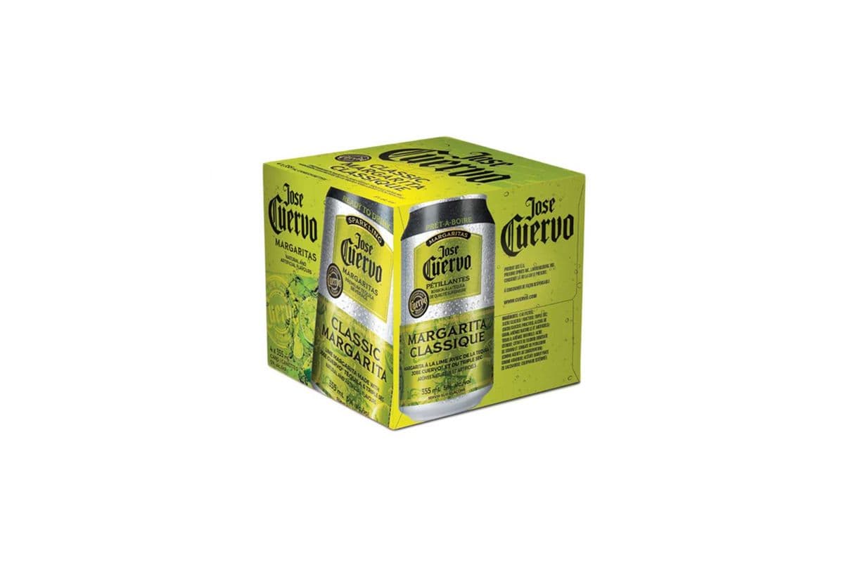Jose Cuervo Classic Lime Margarita Cooler 4 Cans (4 x 355ml)