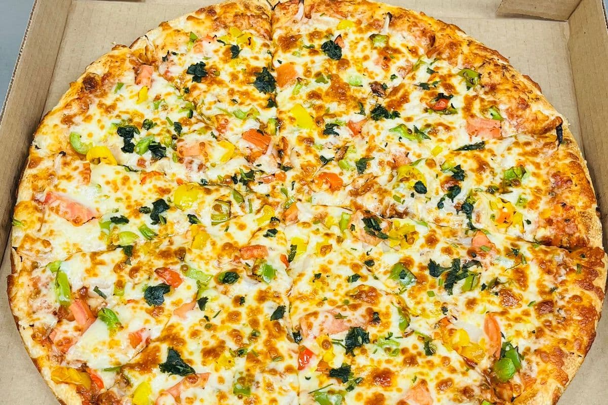 12" Punjabi-Style Veggie Pizza