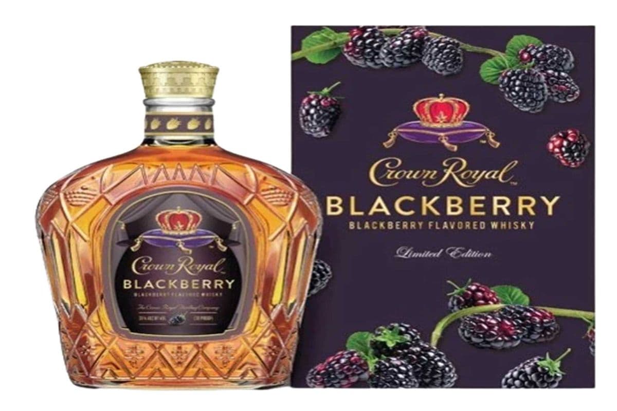 CROWN ROYAL BLACKBERRY 750 ML (NEW ITEM) (1 x 750 ML)